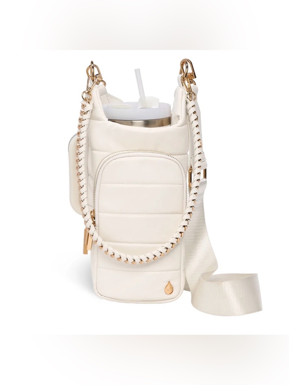 HYDROBAG® HANDLE®- IVORY VEGAN LEATHER WITH STRAP BUNDLE